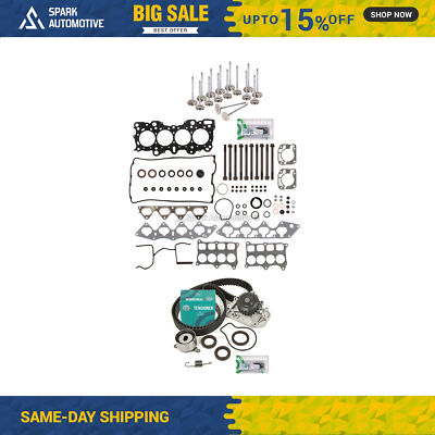 MLS Head Gasket Set Valves Timing Belt Kit Fit 94-01 Acura Integra B18C1 B18C5