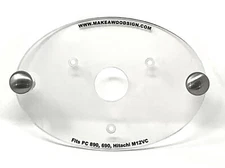Porter Cable 890 Router Acrylic Base Plate