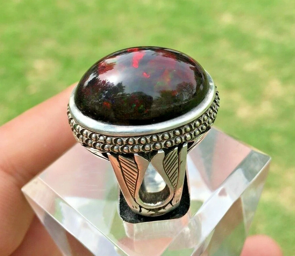 Black opal cheap gemstone