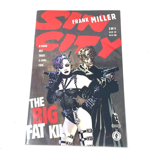 Frank Miller Sin City Comic Lot 16 Vintage Boarded Big Fat Kill Yellow Dame Babe - Picture 10 of 17