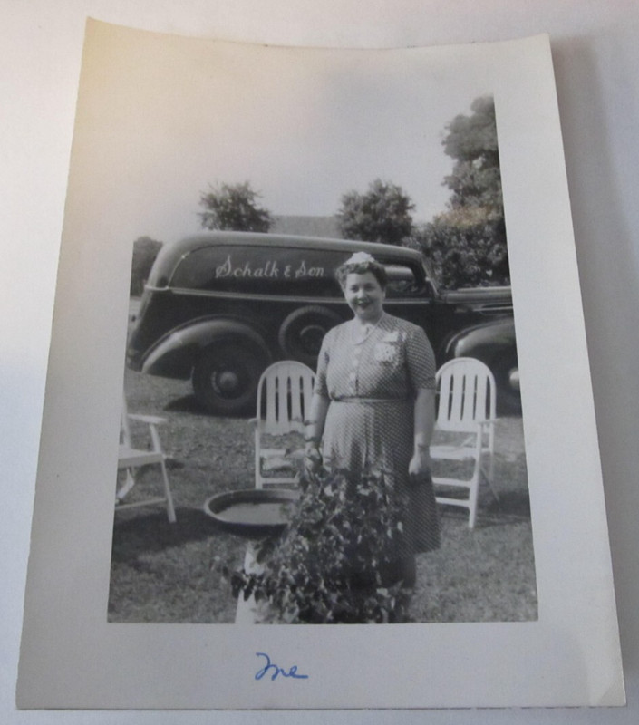 Antique Photo Syracuse NY New York Area 3.75" x 5" Vintage Schalk & Son Truck