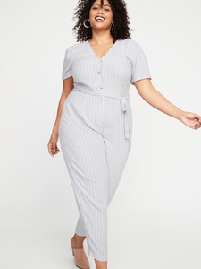 old navy jumpsuit striped