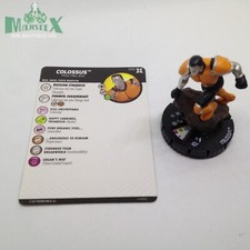 Heroclix Deadpool and X-Force set Colossus 056 Super Rare figure w/card 