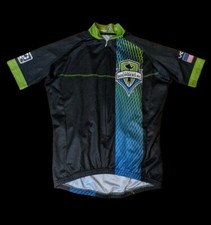 Vomax Seattle Sounders FC MLS Cycling Jersey Size Small