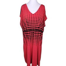 Lane Bryant Polka Dot Short Sleeve Dress Size 18/20 18 20