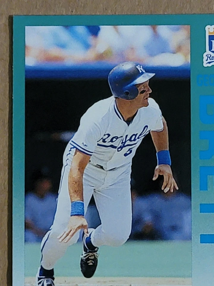 George Brett 1992 Fleer Baseball Card #154 - Image 2 of 4