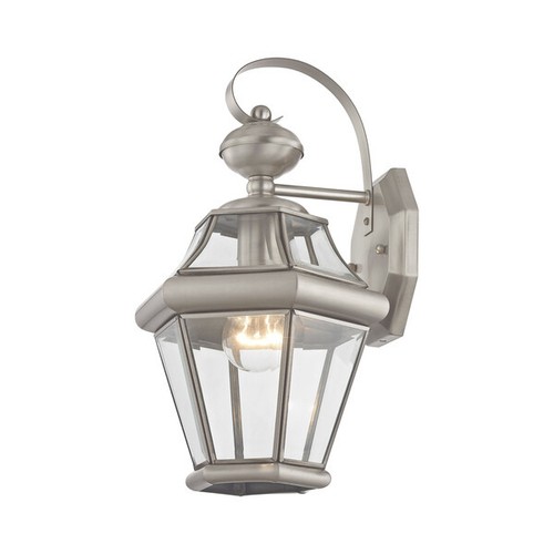 Livex Lighting Brushed Nickel Outdoor Wall Lantern 216191