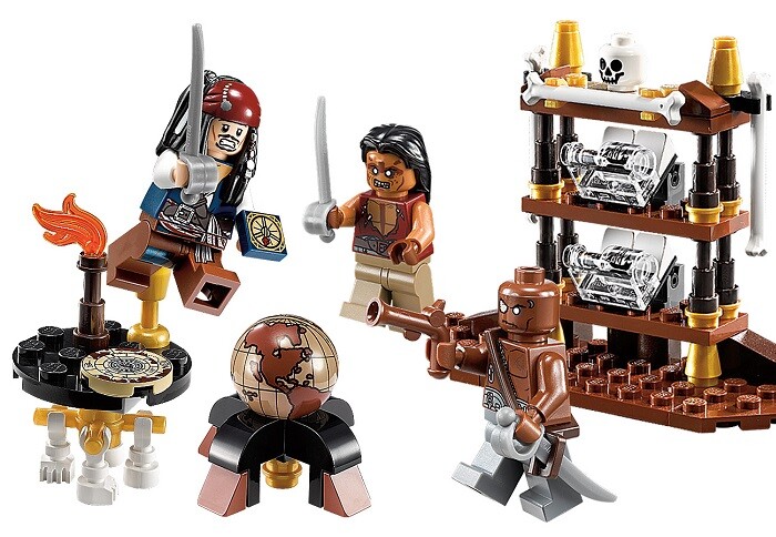 Lego 4191 Pirates The Caribbean The Captain's Cabin (Jack Sparrow