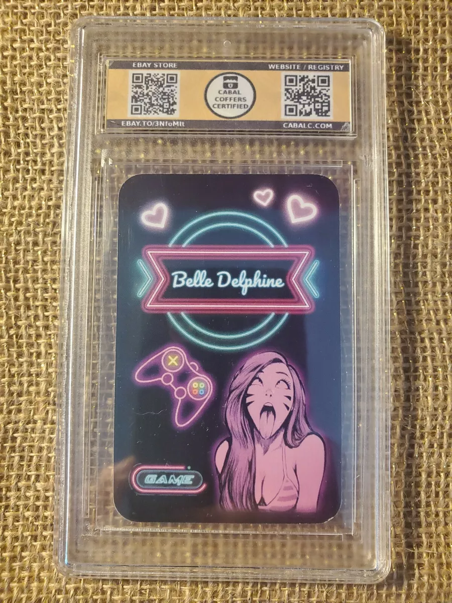 2021 Belle Delphine “Temptress 7 CCC Graded 10 OnlyFans Collectible Trading  Card