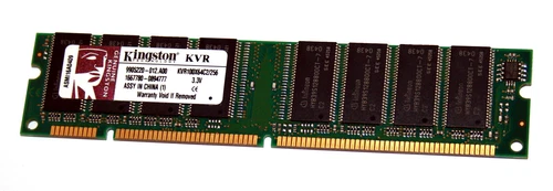 256 MB SD-RAM 168-pin PC-100 non-ECC  CL2 Infineon  'Kingston KVR100X64C2/256'