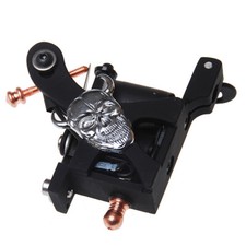 Coil Tattoo Machine for Beginner Tattooing Shader cast Iron 404-D 10 wrap