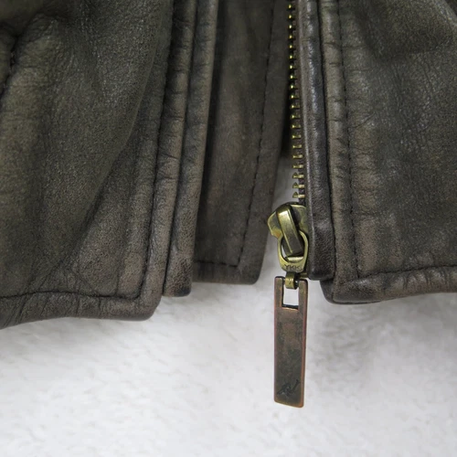 Argentine Leather Jacket Men's sz 52 (US 36) Brown Las Santas del Sur Soft Fine image 5