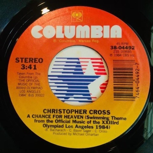 CHRISTOPHER CROSS A Chance For Heaven / Talking In My Sleep 45 NEAR MINT - Picture 4 of 7