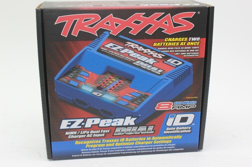 Traxxas 2972 GX Ez Peak Dual 8 Amp Nimh Lipo Quick Charger + Iderkennung New - Picture 1 of 5