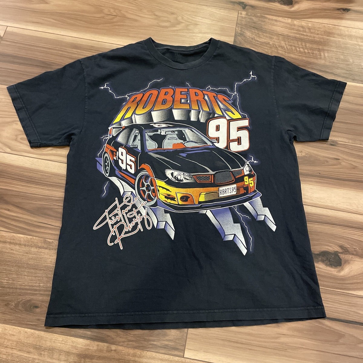 J Galt Racing Triston Roberts #95 Shirt Adult XL Black Short