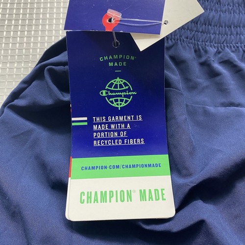Blue Champion Athletic Shorts Men 2XL Authentic Wear Elastic Waist 7” Sport Gym - Picture 5 of 6