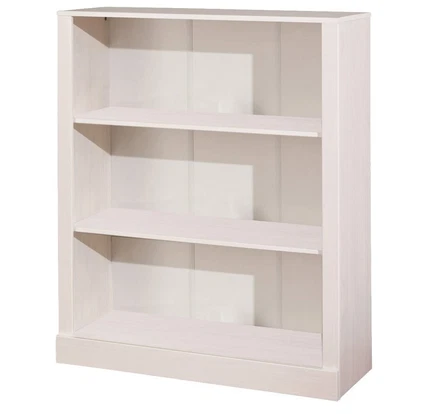 LIBRERIA IN LEGNO MASSELLO PROVENCE 3 RIPIANI 90x35x116 - Immagine 4 di 4