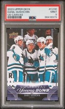 2023-24 Upper Deck Series 2 - UD Canvas Young Guns #C230 Daniil Gushchin (RC)