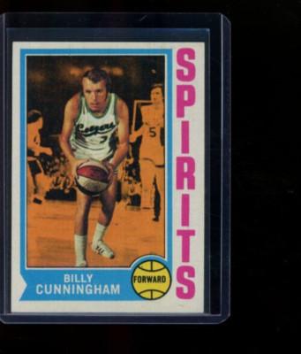 1974 Topps Basketball #235 Billy Cunningham Spirits