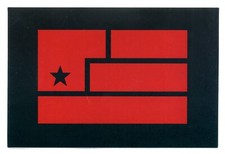 2007 Nine Inch Nails NIN Year Zero Promo Flag Sticker Decal 6" x 4" Rare Reznor