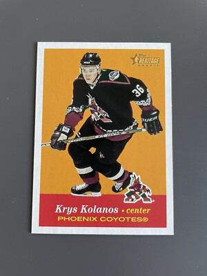 2001-02 Topps Heritage Krys Kolanos Krystofer Kolanos #150 Rookie RC