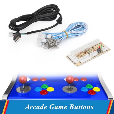 Encoder Zero Delay Arcade PC to Joystick MAME 5Pin Sanwa Push Button Cable USB