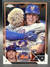 2023 Topps Chrome Update Brett Baty Rookie Debut #USC10 New York Mets RC