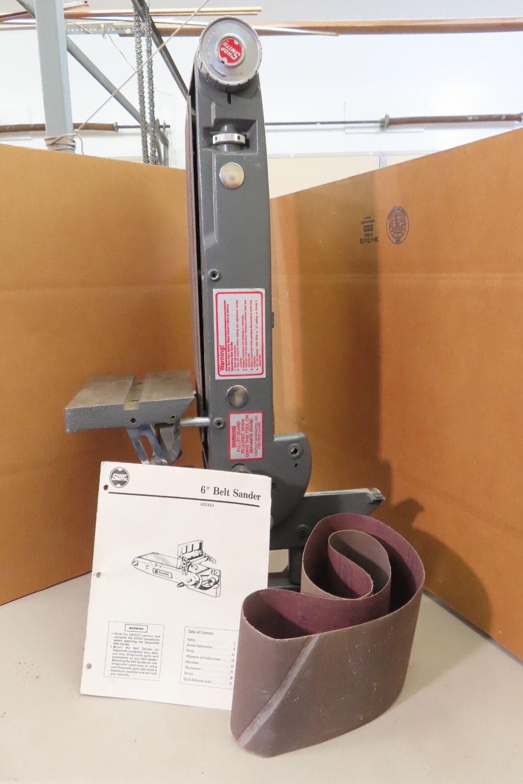 Shopsmith Belt Sander eBay