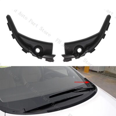 Pair Front Windshield Wiper Motor Covers For Honda Civic 9th Gen (2012-2015) - Left & Right