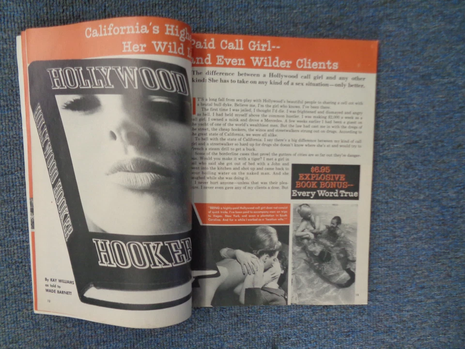 MALE  Magazine DECEMBER 1972- men man adventure pulp male  - Image 4 of 4