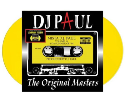 DJ Paul - Volume 16: The Original Masters 2LP Vinyl (Yellow Color Vinyl)