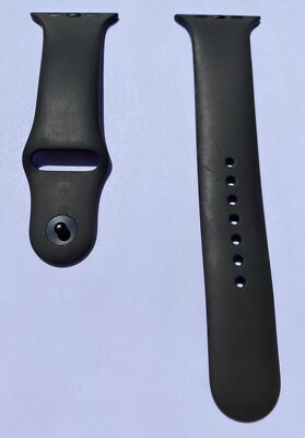 Apple Watch Gray Sport Band Space Gray Pin Series 42mm SE 44mm 7 8 45mm 49mm M/L