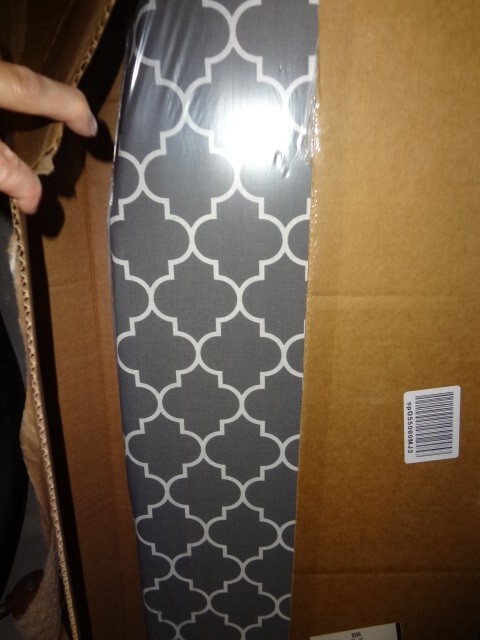 Ironing Board Full Size; Made in USA by (Grey Lattice).  New open box-image