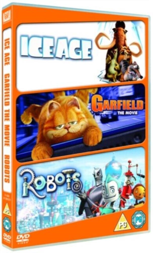Ice Age/ Garfield/ Robots DVD FREE SHIPPING