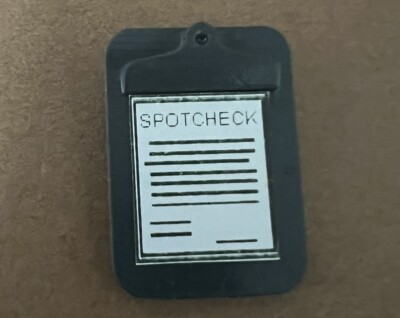 GI Joe 1985 Check Point Alpha  replacement  Clipboard 3d printed custom ARAH