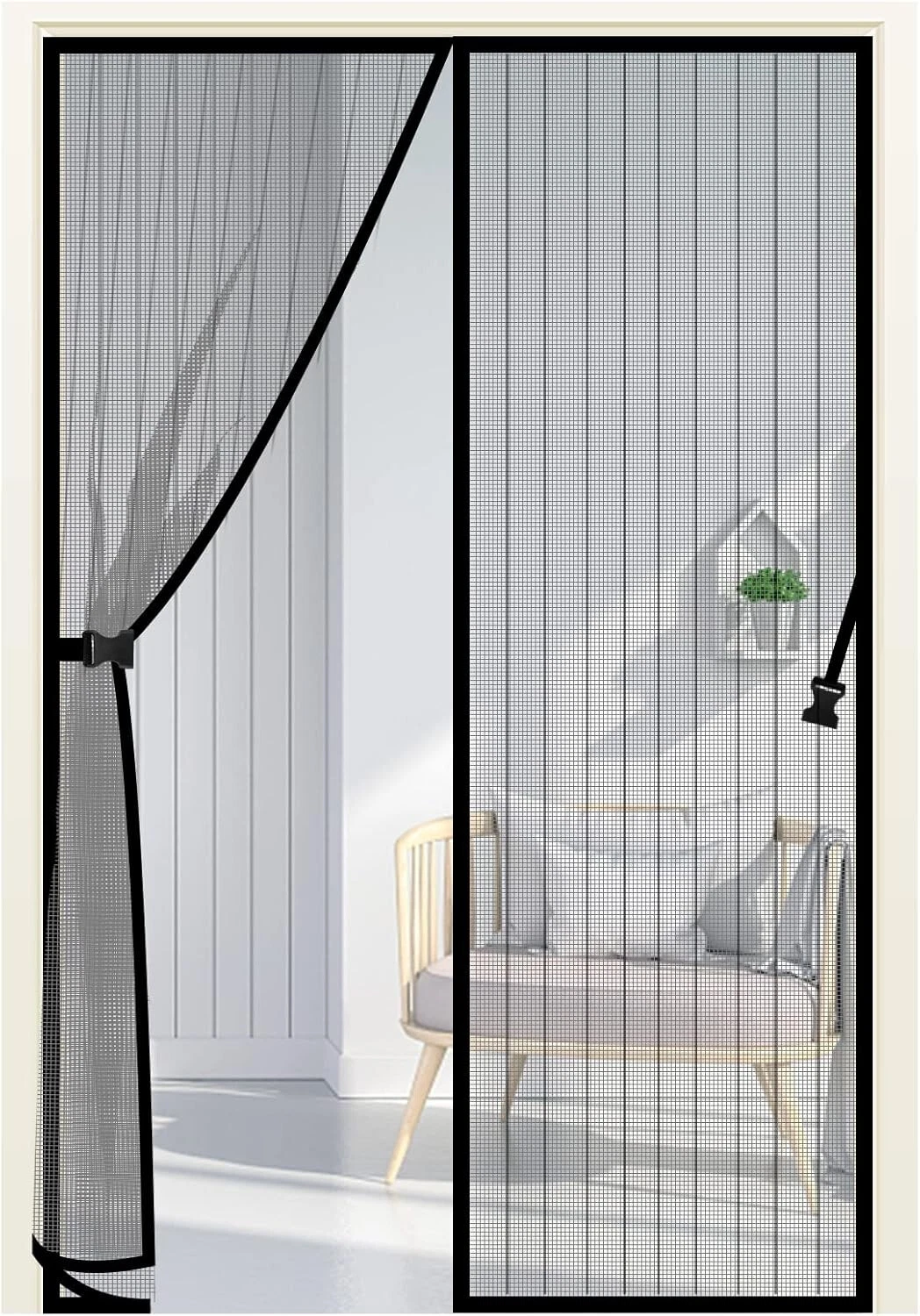 Jsdoin Magnetic Screen Doors Magnetic Door Curtains Fly Screen Anti Mosquito