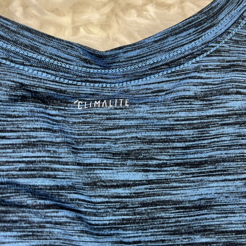 Adidas Boys Sz Small Blue Casual Activewear Short Sleeve Top Shirt Crew Neck - Picture 5 of 9