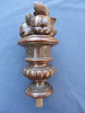 Ornement bois tourné Boule pilastre Escalier Décoration meuble 18,5 cm