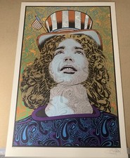 Jerry Garcia Poster Grateful Dead Chuck Sperry Signed And Numbered