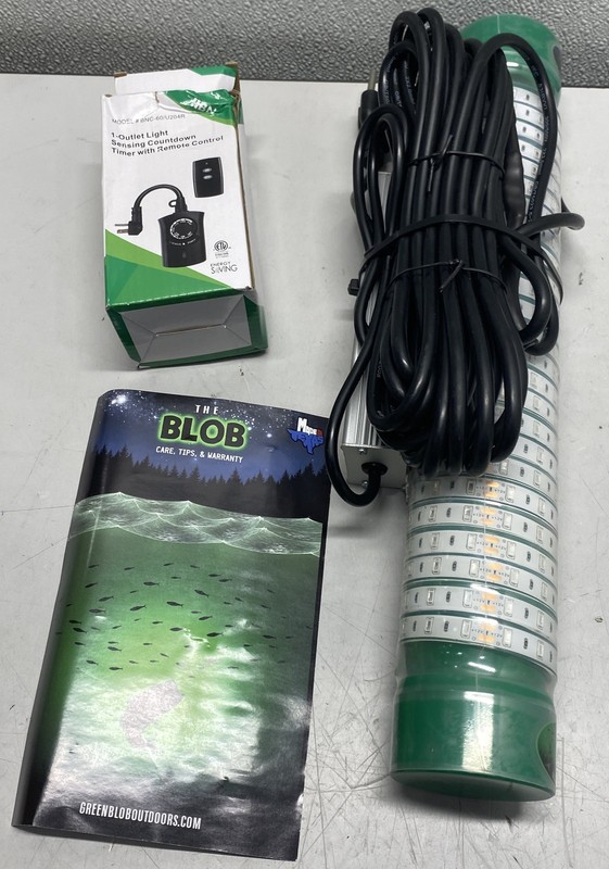 Green Blob The Blob Underwater Fishing Light For Docks 15000 Lumen