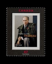 Canada MNH #1909 Pierre Elliott Trudeau Stamp - 2001