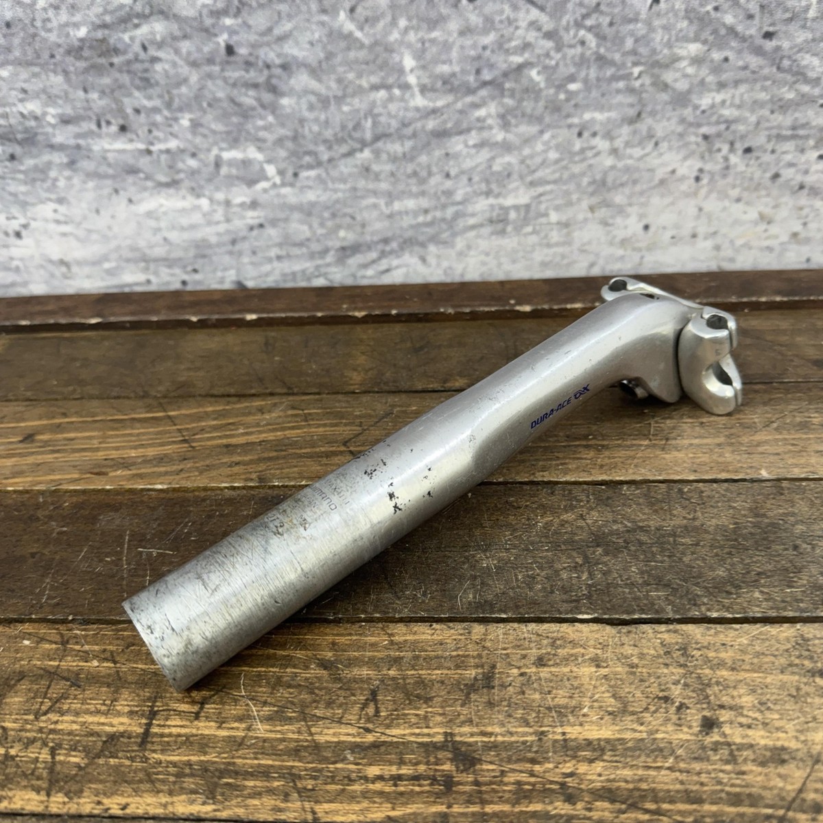 Vintage Shimano Dura-Ace AX Seatpost 27.2mm Silver Aero Japan Road