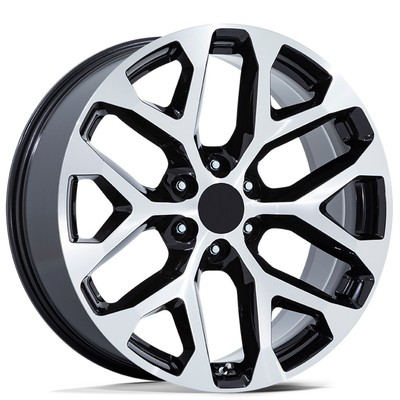 20x9''Performance Replicas Wheels PR177 Gloss Black with Machined Face Rims