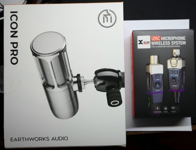 Earthworks ICON PRO XLR Condenser Mic & Xvive Wireless Receiver & Transmitter