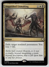 Anguished Unmaking Rare Commander: Secrets of Strixhaven 293 MTG Near Mint 2026
