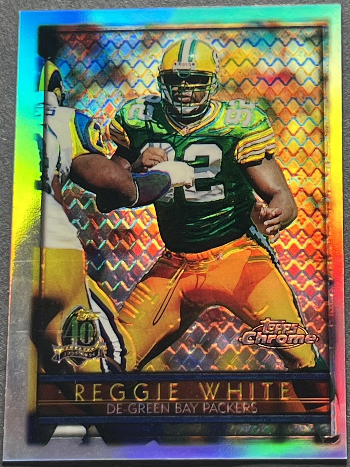 1996 Topps Chrome Refractor #104 Reggie White