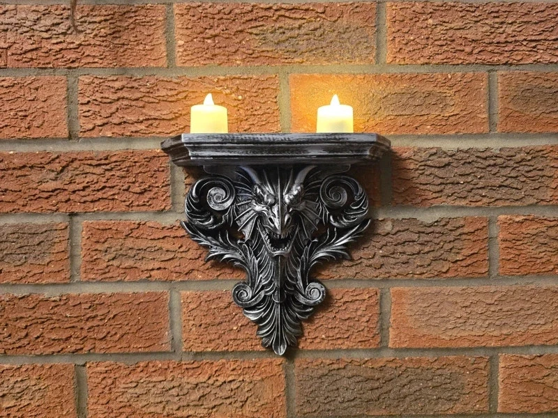 Baroque Dragon / Leviathan Wall Console Gothic wall shelf wall decoration decal
