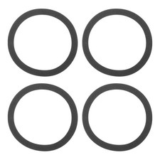 Black 4.2 Inch EVA Foam Speaker Edge Surround Rings 4 Pcs