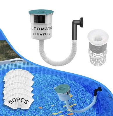 Valdorena Surface Float Skimmer 2025 Upgrade Turquoise Above Ground Pool