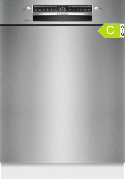 Bosch GeschirrspüLer 60Cm Unterbau Edelstahl SMU4HAS07E Serie 4 42Db-image